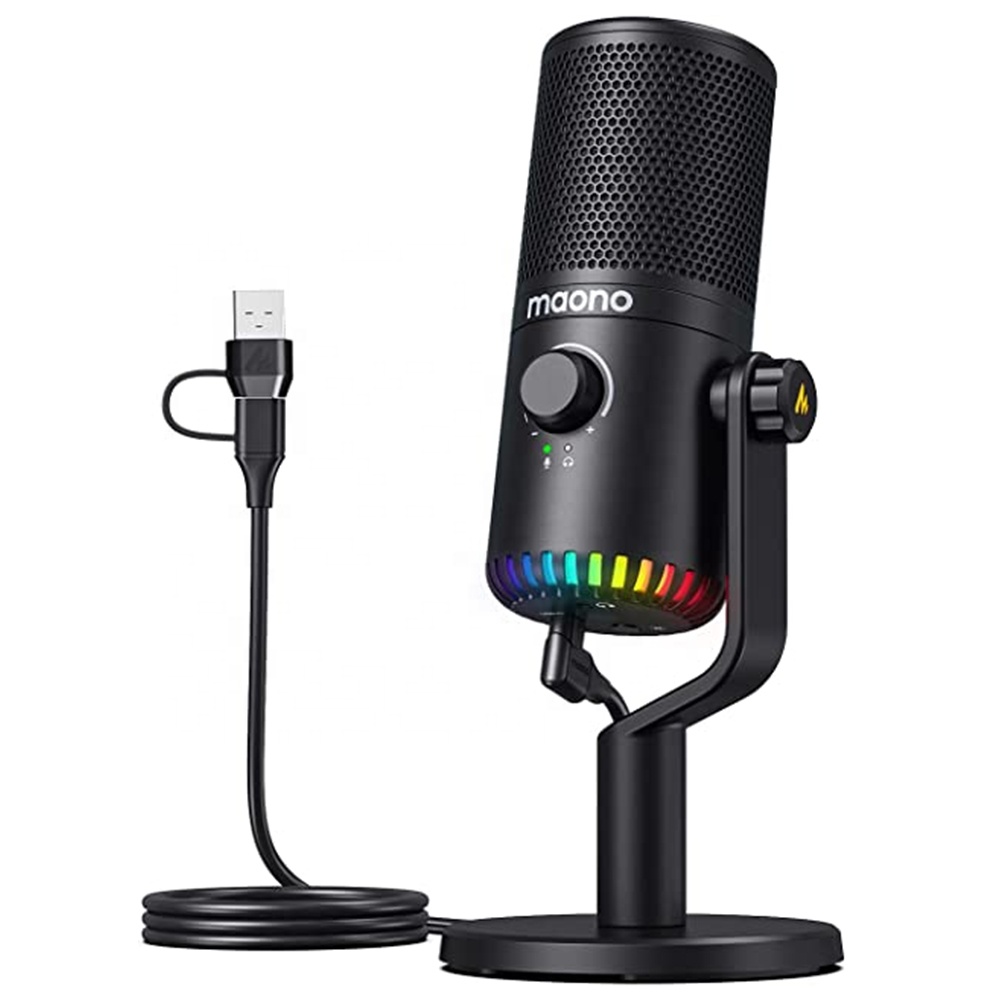 Gaming Microphone - Microphone de jeu RGB programmable MAONO