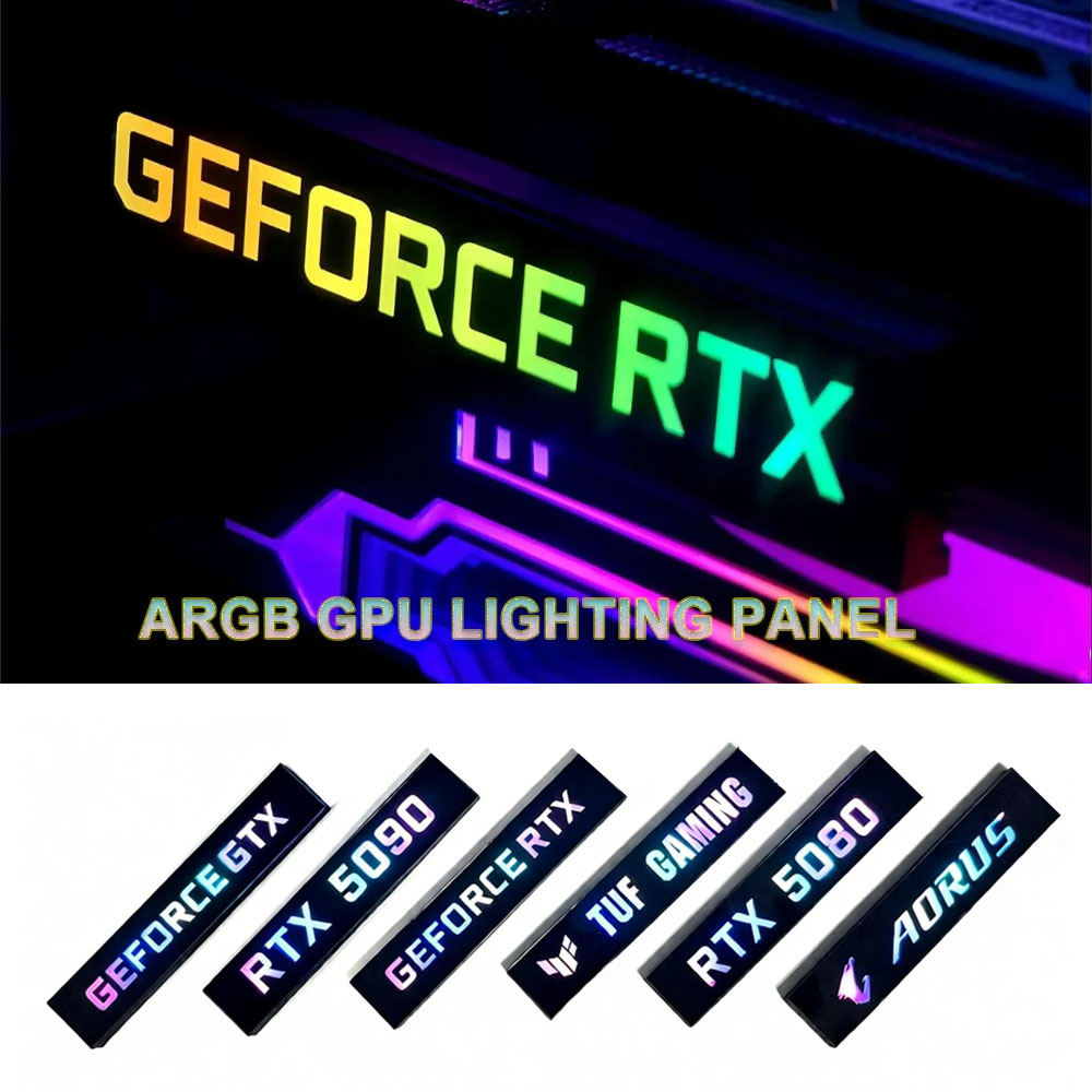 Pc Gaming Rtx 5090 - Panneau d'éclairage de carte vidéo pour