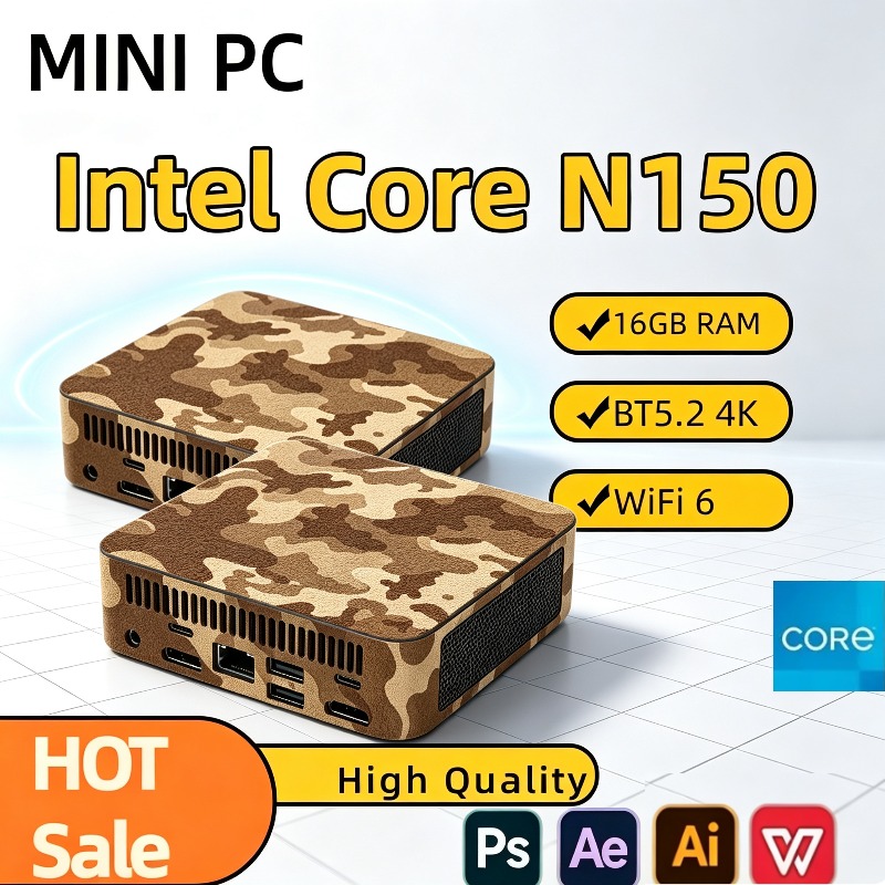 Pc Gaming Gta 6 - Mini PC compact Intel N150, ordinateur