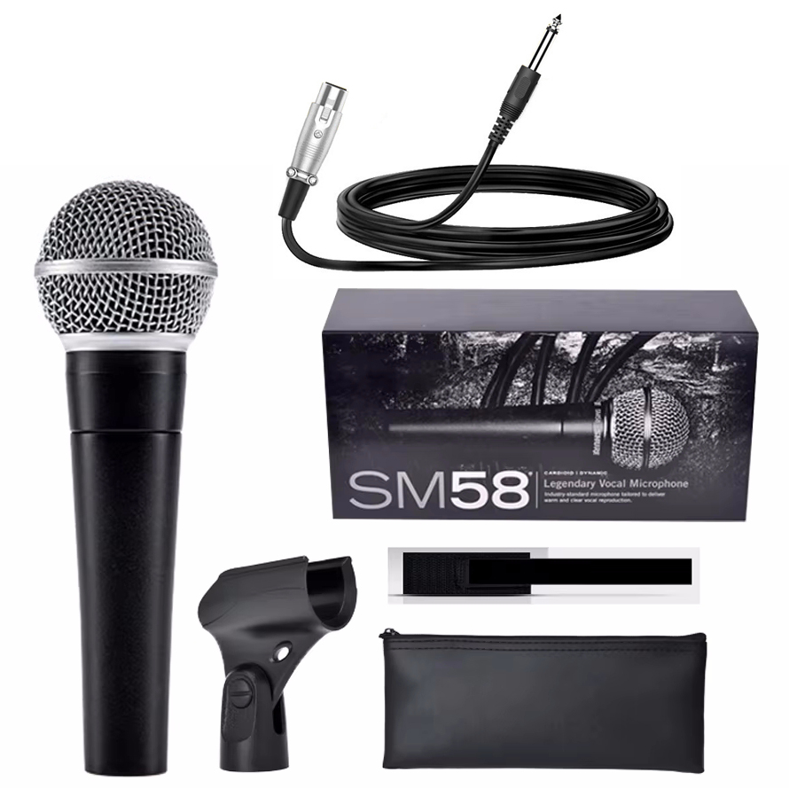 Pc Gaming Live Streaming - Microphone dynamique filaire professionnel pour karaoké,