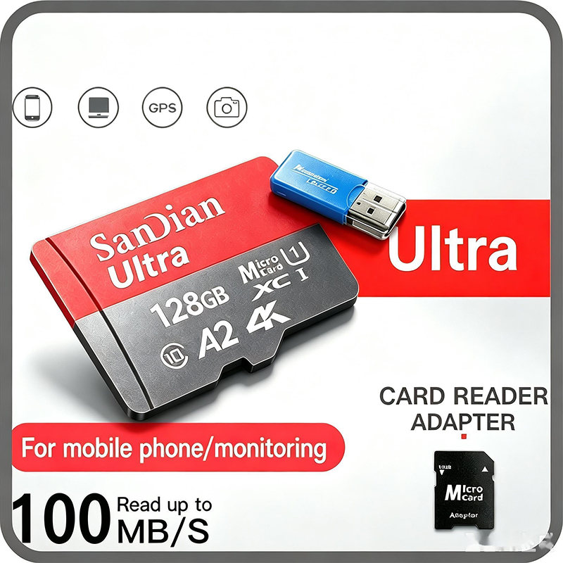 Pc Gaming Video - Carte Micro TF SD, cartes SD,