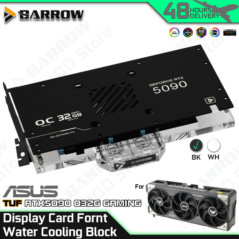 Pc Gaming Rtx 5090 - Carte d'affichage Barrow bloc de refroidissement