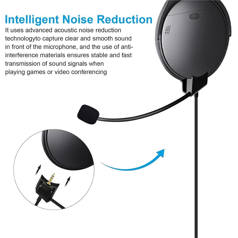 Gaming Microphone - [NOUVEAU!CCDD】 Câble audio de remplacement pour