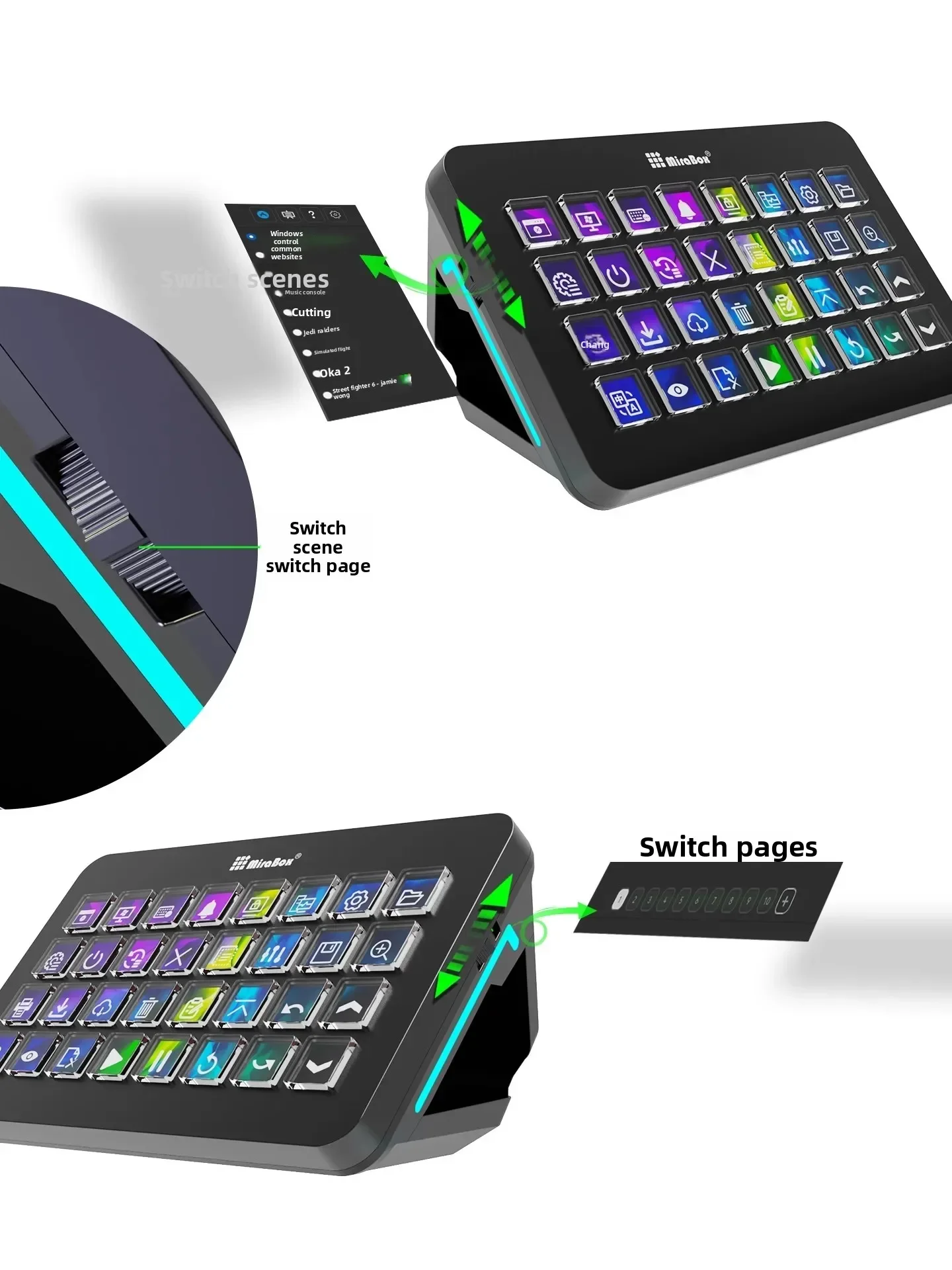 Mirabox XL Stream Deck Macro c - Pc Gaming Live Streaming avis et prix