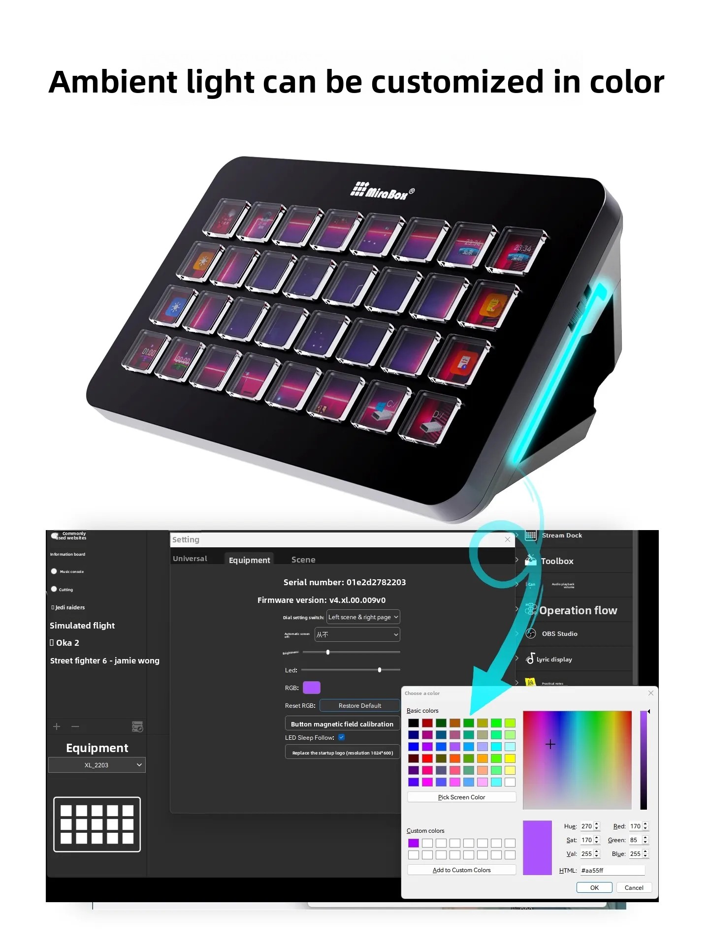 Mirabox XL Stream Deck Macro c - Pc Gaming Live Streaming avis et prix