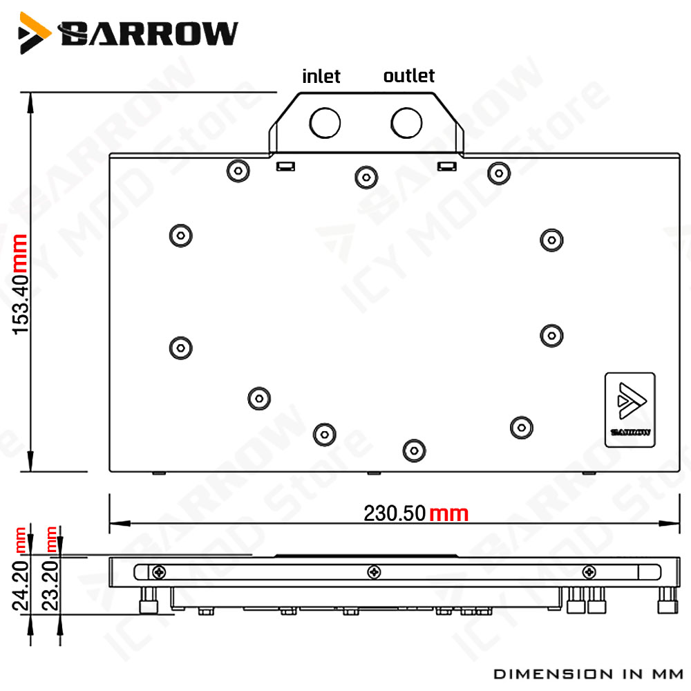 Bloc d'eau VGA Barrow pour car - Pc Gaming Rtx 5090 avis et prix