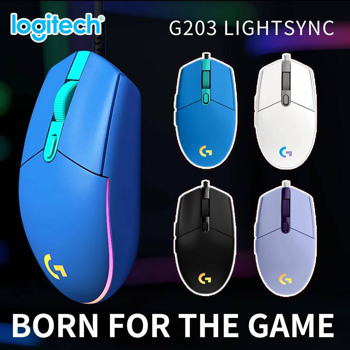 Souris de jeu Logitech G203 LI - Pc Gaming Gta 6 avis et prix