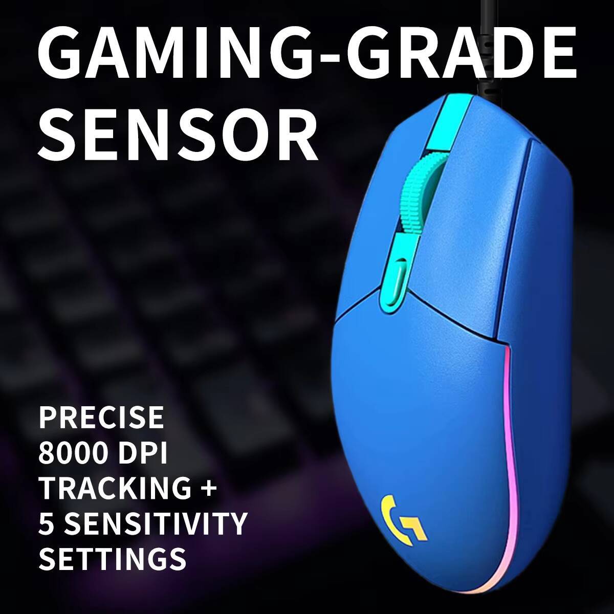 Souris de jeu Logitech G203 LI - Pc Gaming Gta 6 avis et prix