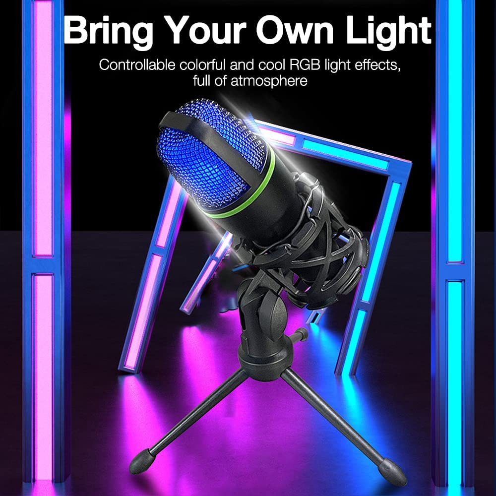 Microphone à condensateur USB  - Pc Gaming Live Streaming avis et prix