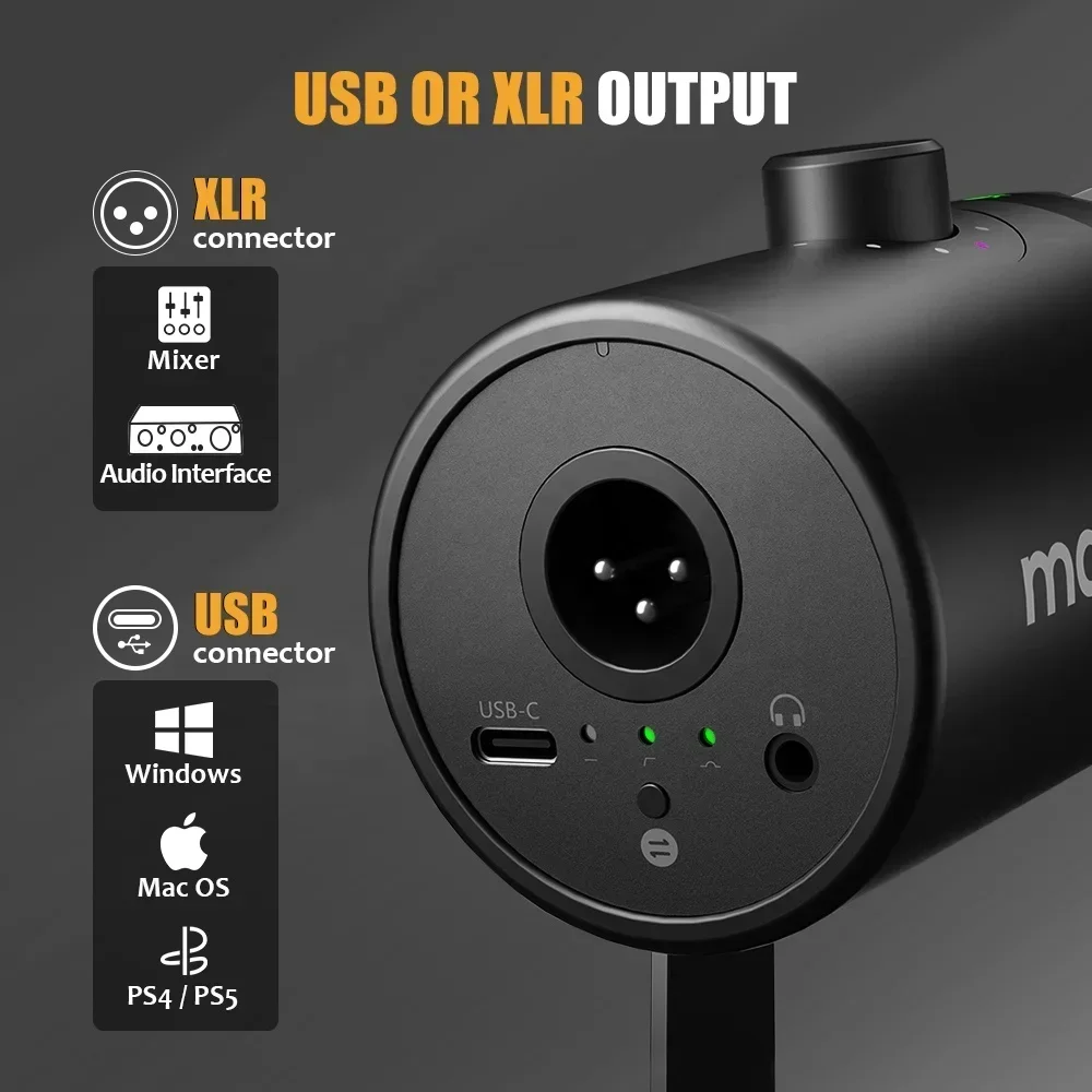 Microphone dynamique MAONO XLR - Gaming Microphone avis et prix
