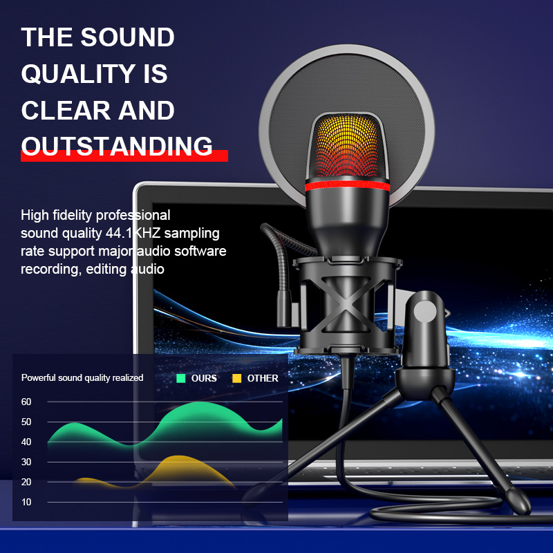 Microphone à condensateur prof - Pc Gaming Live Streaming avis et prix