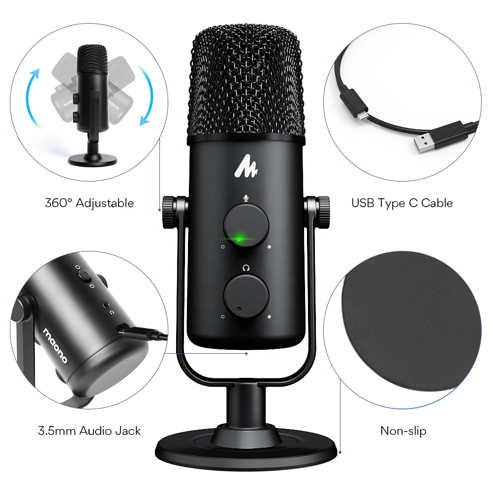 Microphone à condensateur MAON - Gaming Microphone avis et prix