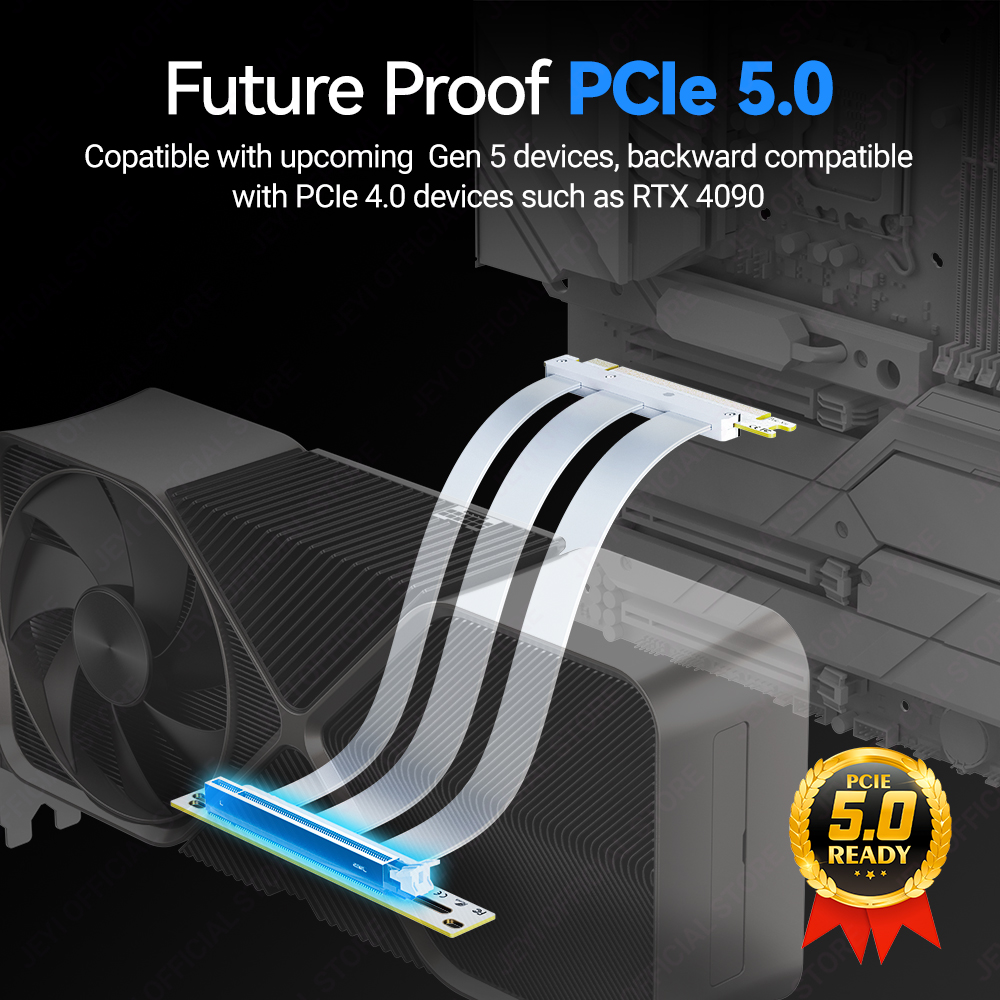 JEYI PCIe 5.0 X16 câble Riser  - Pc Gaming Rtx 5090 avis et prix