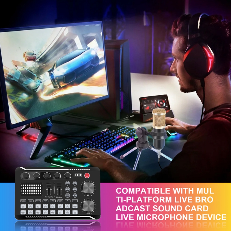 Kit de carte son F998, kit de  - Pc Gaming Live Streaming avis et prix