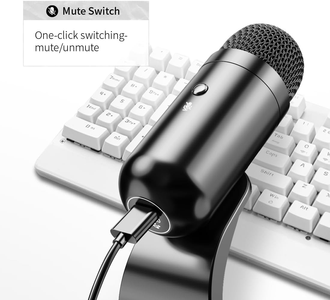 Microphone USB professionnel à - Gaming Microphone avis et prix
