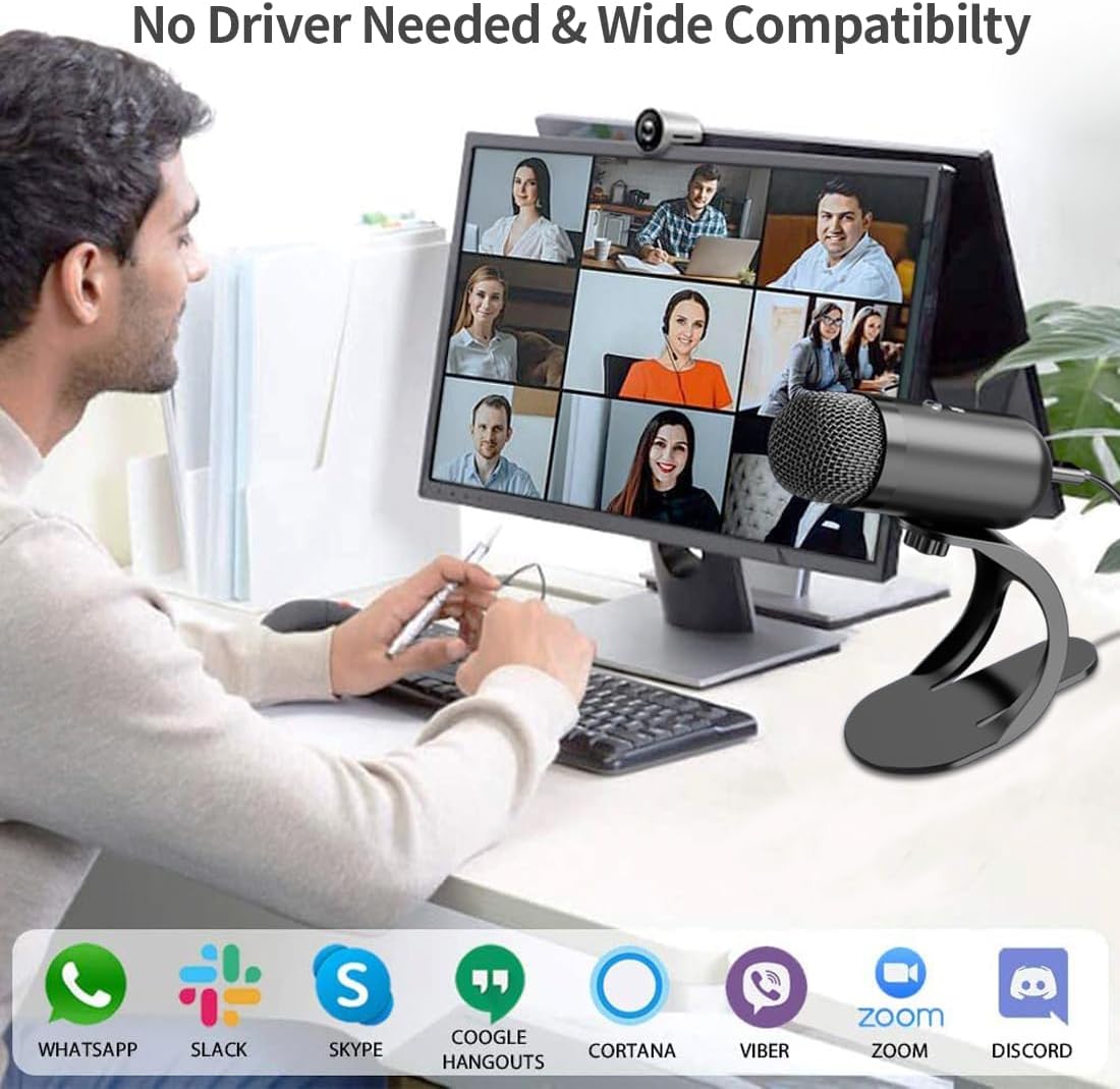 Microphone USB professionnel à - Gaming Microphone avis et prix