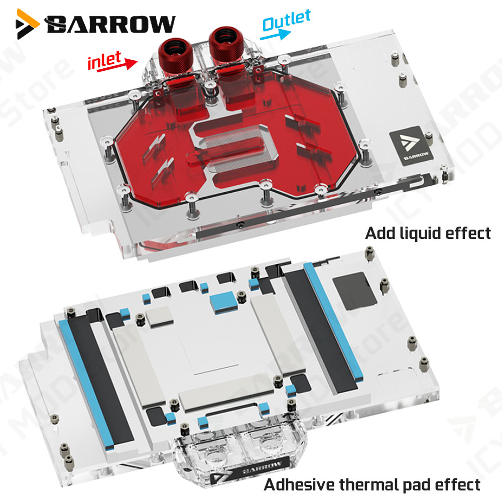 Carte d'affichage Barrow bloc  - Pc Gaming Rtx 5090 avis et prix